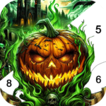 Halloween Witch Coloring Games MOD Unlimited Money 1.0.63