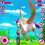 My Flying Unicorn Horse Game MOD Unlimited Money 1.30