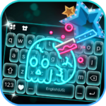 Neon Love Keyboard Wallpaper MOD Premium 1.0.2