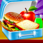 School lunchbox food recipe MOD Unlimited Money 2.1